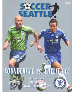 Seattle Sounders v Chelsea official programme 18/07/2009