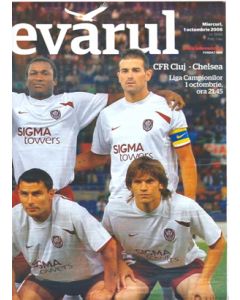 Cluj V Chelsea Stadium Issue programme