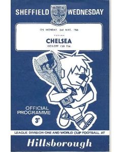 Sheffield Wednesday vChelsea official programme 02/05/1966