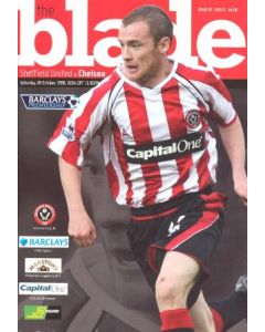 Sheffield United vChelsea official programme 28/10/2006,