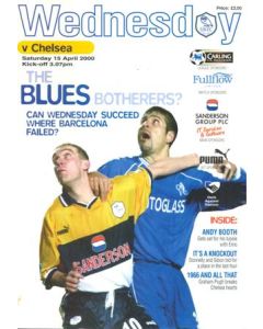 Sheffield Wednesday v Chelsea official programme 15/04/2000 Premier League