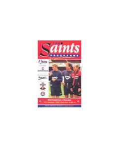 Southampton vChelsea official programme 18/08/1996 Premier League