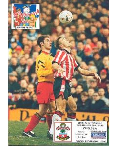Southampton vChelsea official programme 21/01/1992