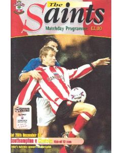 Southampton vChelsea official programme 26/12/1998