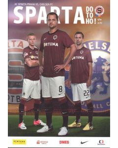 Sparta Prague v Chelsea official programme 11/02/2013