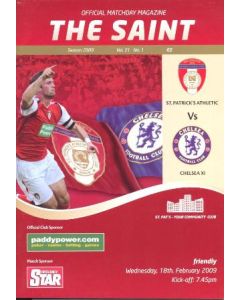 St. Patrick's vChelsea official programme 18/02/2009