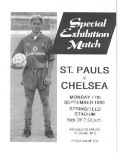 st pauls v chelsea football programme 1990