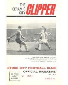 Stoke City vChelsea official programme 26/10/1968