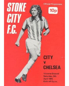 Stoke City vChelsea official programme 05/04/1974
