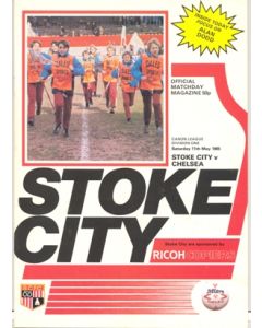 Stoke City v Chelsea official programme 11/05/1985