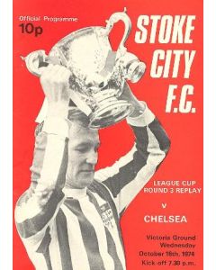 Stoke City vChelsea official programme 16/10/1974