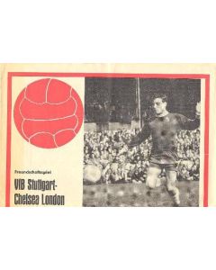 Stuttgart vChelsea official programme 27/07/1965
