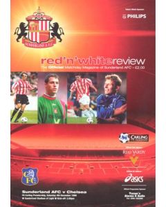 Sunderland v Chelsea official programme 04/12/1999 Premier League