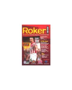Sunderland vChelsea official programme 15/12/1996 Carling Premiership