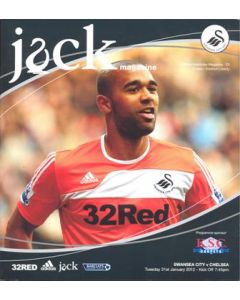 Swansea v Chelsea official programme 31/01/2012 Premier League