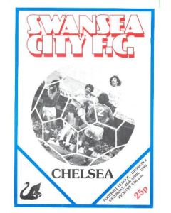 Swansea v Chelsea football programme 1980