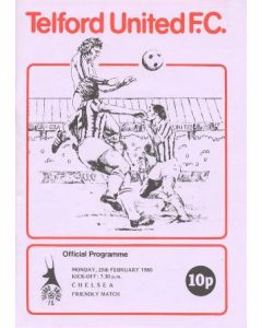 Telford v Chelsea football programme February 1980