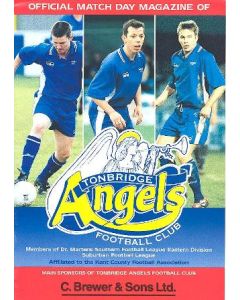 Tonbridge Angels v Chelsea Veterans official programme 27/04/2002 Benefit Match