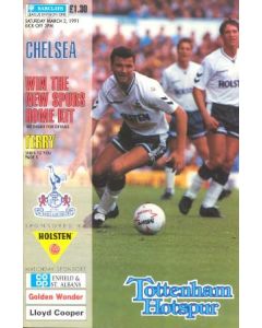 Tottenham Hotspur v Chelsea official programme 02/03/1991