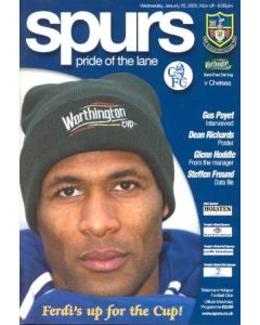 Tottenham Hotspur v Chelsea official programme 23/01/2002