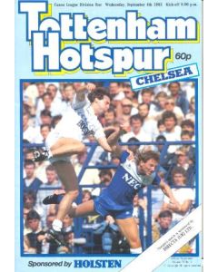 Tottenham Hotspur vChelsea official programme 04/09/1985