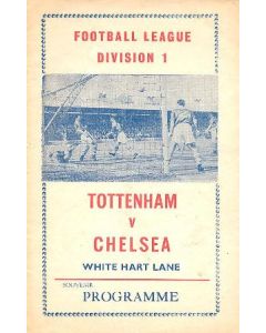 Tottenham Hotspur vChelsea programme 1964-1965 Pirate Programme