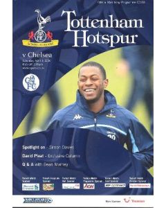 Tottenham Hotspur v Chelsea official programme 03/04/2004