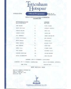 Tottenham Hotspur v Chelsea official programme 12/05/1994