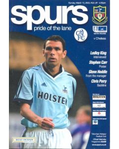 Tottenham Hotspur v Chelsea official programme 10/03/2002