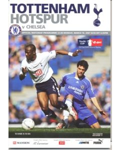 Tottenham Hotspur v Chelsea official programme 19/03/2007
