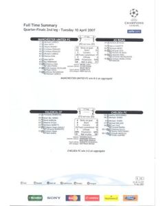 Valencia v Chelsea Full Time Summary colour 10/04/2007 Champions League