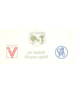 Vicenza v Chelsea information in envelope 02/04/1998