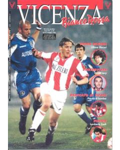 Vicenza v Chelsea Vicenza Bianco Rossa Italian magazine 02/04/1998 in Italian