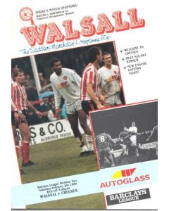 Walsall vChelsea official programme 04/02/1989