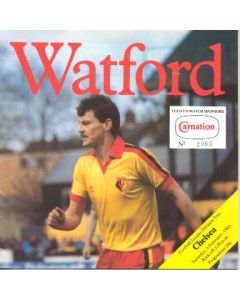 Watford vChelsea official programme 06/02/1982