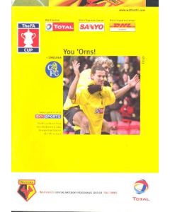 Watford vChelsea official programme 03/01/2004