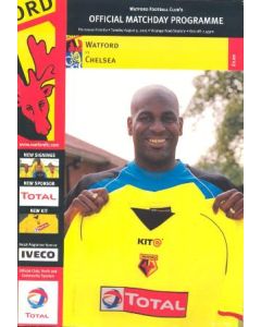 Watford vChelsea official programme 05/08/2003
