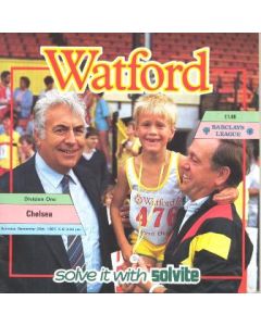 Watford vChelsea official programme 26/09/1987