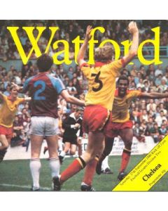 Watford vChelsea official programme 27/09/1980
