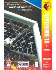 Watford vChelsea official programme 1999-2000