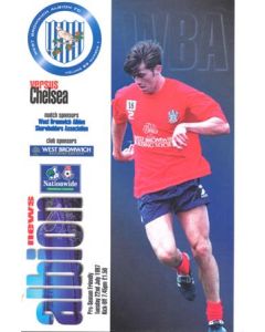 West Bromwich Albion vChelsea official programme 22/07/1997 Pre-Season Friendly