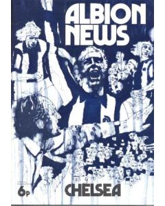 West Bromwich Albion vChelsea official programme 1972-1973