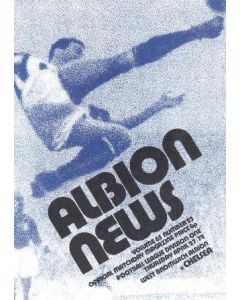 West Bromwich Albion vChelsea official programme 27/04/1972