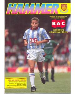 West Ham United vChelsea official programme 07/09/1991