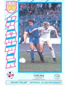 West Ham United vChelsea official programme 15/04/1986