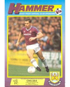 West Ham United vChelsea official programme 25/11/1986