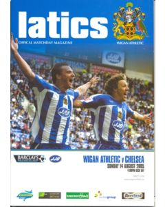 Wigan Athletic v Chelsea official programme 14/08/2005