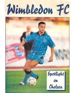 Wimbledon Spotlight onChelsea Season 1991-92 stadium issue of 18/01/1992