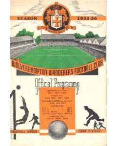 Wolverhampton Wanderers vChelsea official programme 24/09/1955