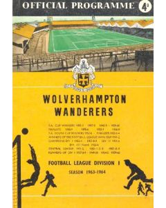 Wolverhampton Wanderers vChelsea official programme 28/09/1963